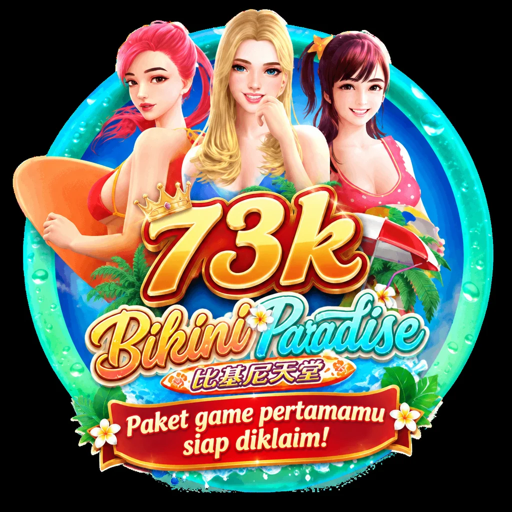 73k · Bikini Paradise · Tampilan permainan